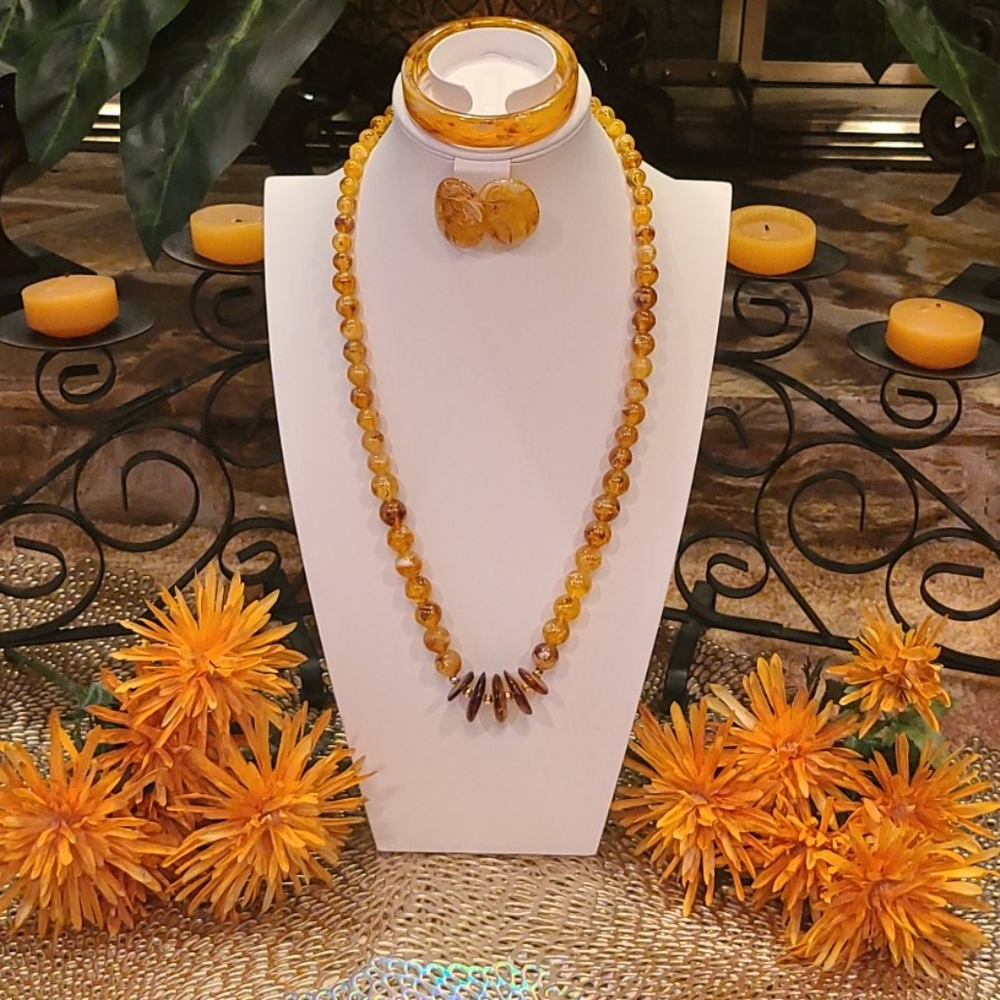 ✴Abstract Necklace / Earrings / Bracelet